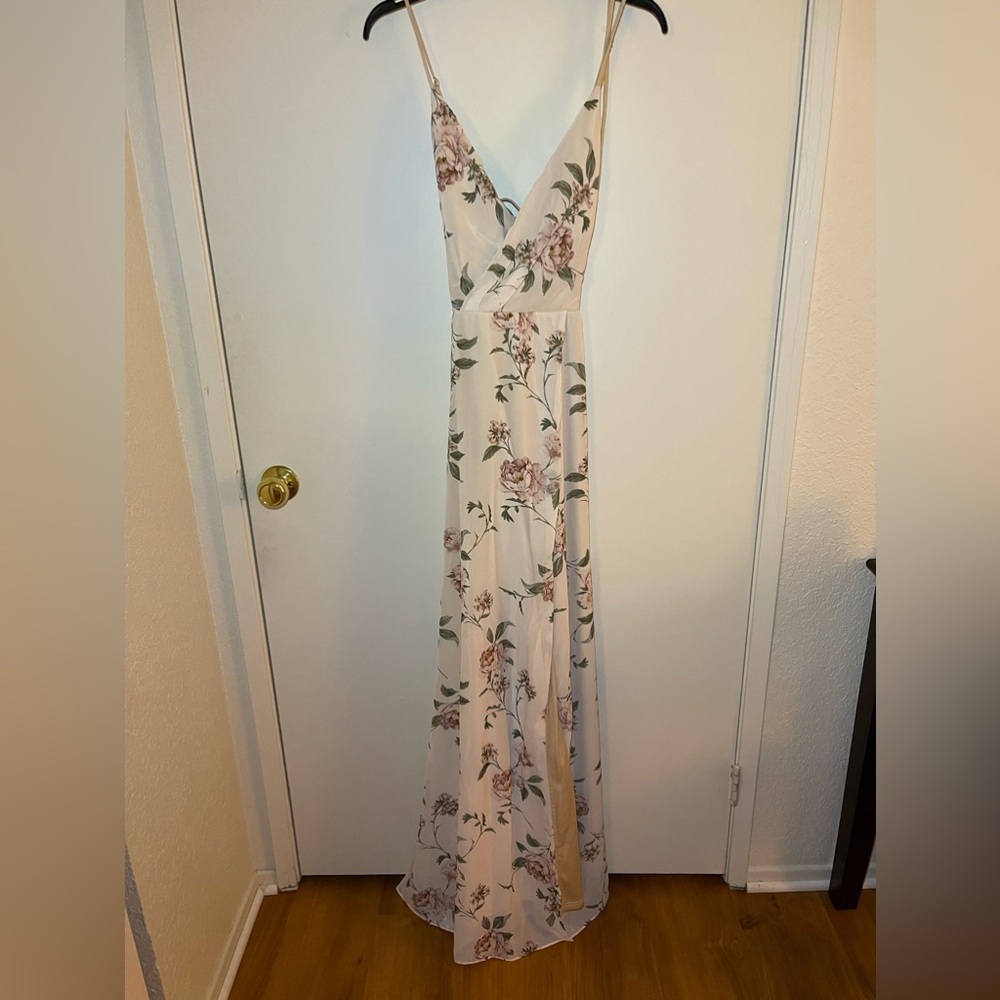 Long floral dress